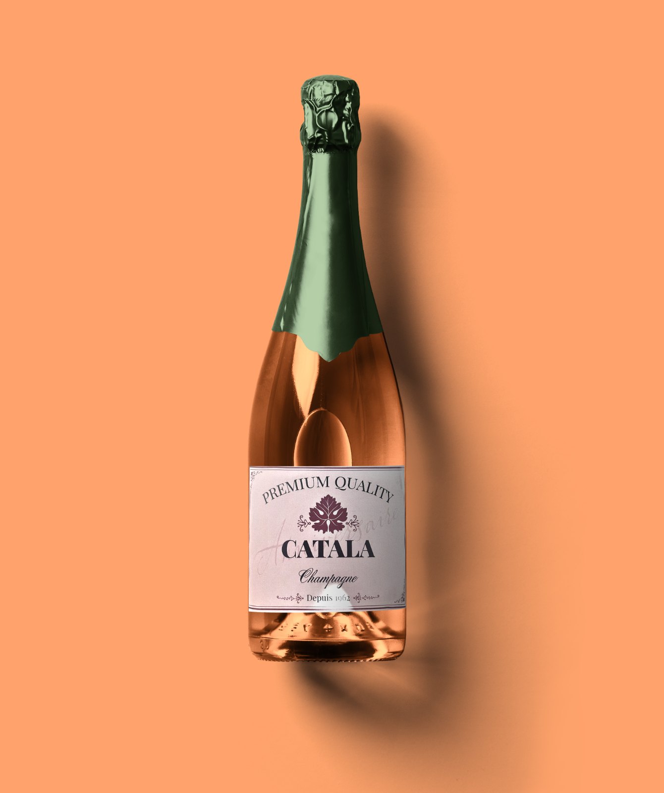 Étiquette Champagne Catala